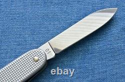 C2001 NIB Wenger SOLDAT / Soldier 1961 01 silver checkered alox Swiss Army Knife