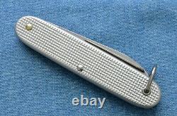 C2001 NIB Wenger SOLDAT / Soldier 1961 01 silver checkered alox Swiss Army Knife