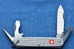 C2001 NIB Wenger SOLDAT / Soldier 1961 01 silver checkered alox Swiss Army Knife