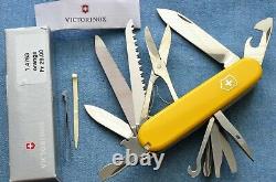 C2016 late & rare new in box Victorinox YELLOW MASTER CRAFTSMAN Swiss Army Knife