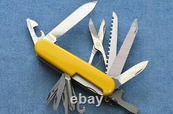 C2016 late & rare new in box Victorinox YELLOW MASTER CRAFTSMAN Swiss Army Knife