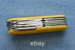 C2016 late & rare new in box Victorinox YELLOW MASTER CRAFTSMAN Swiss Army Knife