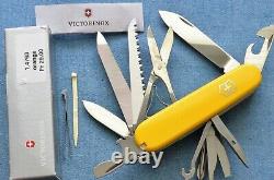 C2016 late & rare new in box Victorinox YELLOW MASTER CRAFTSMAN Swiss Army Knife