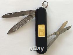 Classic Gold Ingot Swiss Army Knife With, Victorinox 53013, New In Box