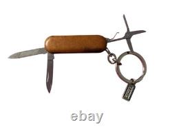 Coach Swiss Army Leather Pocket Knife & Black Leather Money Clip