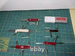 Complete Swiss Army Knife Lot Of 5