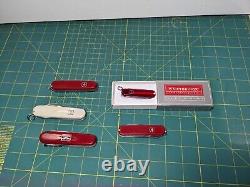 Complete Swiss Army Knife Lot Of 5