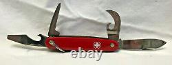 Craftsman 9510 Folding Pocket Knife Swiss Army Imperial Stainless with Sheath Box