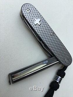Custom Pioneer X Swiss Army Knife Titanium Scale Drawer