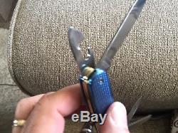 Custom Sakmodder Alox Blue Textured Titanium Spartan/camper Swiss Army Knife Mod