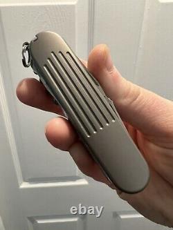 Custom Swiss Army Knife SAK Prometheus Design Werx Titanium Scales Folding Knife
