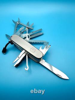 Custom VICTORINOX Swiss Champ TITANIUM SCALES Swiss Army Knife Multi Too 91mm