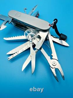 Custom VICTORINOX Swiss Champ TITANIUM SCALES Swiss Army Knife Multi Too 91mm