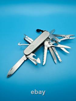 Custom VICTORINOX Swiss Champ TITANIUM SCALES Swiss Army Knife Multi Too 91mm Custom VICTORINOX Swiss Champ TITANIUM SCALES Swiss Army Knife Multi Too 91mm
