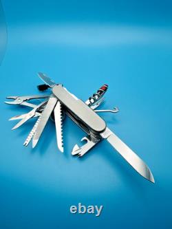 Custom VICTORINOX Swiss Champ TITANIUM SCALES Swiss Army Knife Multi Too 91mm