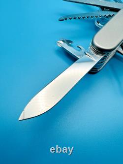 Custom VICTORINOX Swiss Champ TITANIUM SCALES Swiss Army Knife Multi Too 91mm