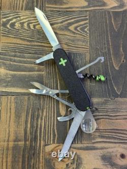 Custom Victorinox File Yeoman 91mm Swiss Army Knife 3DP Black Plus Scales Clip