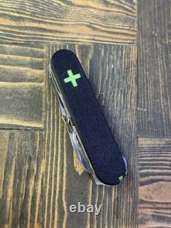 Custom Victorinox File Yeoman 91mm Swiss Army Knife 3DP Black Plus Scales Clip