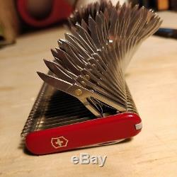 Custom Victorinox SD 39 Layer Swiss Army Knife Sak Lot With Spare Parts