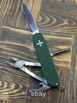 Custom Victorinox Special Mechanic 91mm Swiss Army Knife Green Plus Scales