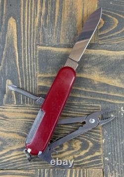 Custom Victorinox Special Mechanic 91mm Swiss Army Knife Red Plus Scales