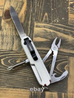 Custom Victorinox Special Mechanic 91mm Swiss Army Knife White Plus Scales Clip