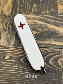 Custom Victorinox Special Mechanic 91mm Swiss Army Knife White Plus Scales Clip