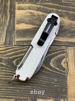 Custom Victorinox Special Mechanic 91mm Swiss Army Knife White Plus Scales Clip