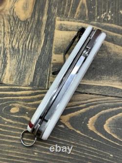 Custom Victorinox Special Mechanic 91mm Swiss Army Knife White Plus Scales Clip