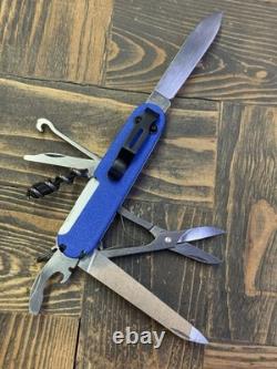 Custom Victorinox Trail Guide Swiss Army Knife 3DP Plus Scales Pocket Clip Blue