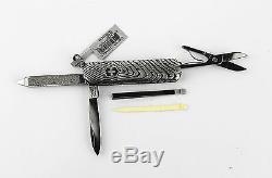 David Yurman Iron Wood Swiss Army Folding Knife Scissors File St. Silver New Box