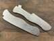 Damascus Steel ETCHED Swiss Army Knife SCALES for 111mm Victorinox Made in USA
