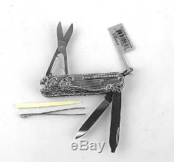 David Yurman Sterling Silver Waves Swiss Army Knife Scissors Toothpick New Box