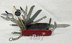 Discontinued Excellent Wenger Delemont TOOL CHEST PLUS Swiss Army Knife 10 Layer