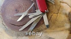 Discontinued Red Victorinox 91mm Master Craftsman Swiss Army Knife Phillips T85