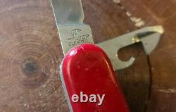 Discontinued Red Victorinox 91mm Master Craftsman Swiss Army Knife Phillips T85