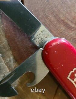 Discontinued Red Victorinox 91mm Master Craftsman Swiss Army Knife Phillips T85