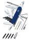 Discontinued Victorinox Cybertool 34 Transparent Blue Sapphire Swiss Army Knife