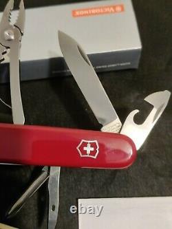 Discontinued Victorinox Red Mechanic 91mm Swiss Army Knife Brand-New NOS