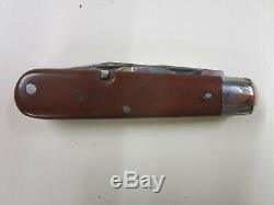 ELSENER SCHWYZ 1938 Old Cross Swiss Army Knife Sackmesser Couteau Militaire