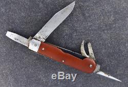 Elsener Schwyz Swiss Army Knife Rare Soldier Knife Fibre 1922! Victorinox