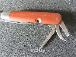 Elsener Schwyz Victorinox Swiss Army knife SAK Mod 1908 vintage 1940 WK soldier