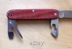 Elsener/Victorinox red Alox Soldier 1964, vintage discontinued swiss army knife