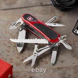 Evolution 18 Grip Swiss Army Knife, 15 Function Swiss Made Pocket Knife