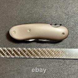 Extremely Rare PORSCHE DESIGN WENGER SILVER Swiss army knife multi tool
