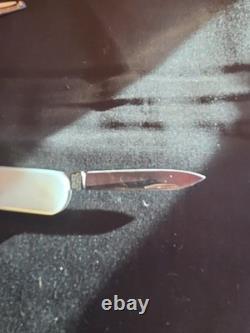 Extremely Rare Victorinox Pearl Handle 3-Blade 1960's In Original Box Must