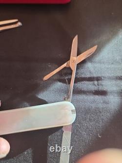 Extremely Rare Victorinox Pearl Handle 3-Blade 1960's In Original Box Must