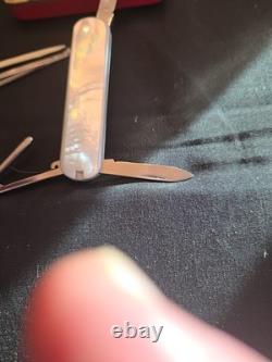 Extremely Rare Victorinox Pearl Handle 3-Blade 1960's In Original Box Must