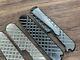 FRAG Black engraved Titanium Swiss Army Knife SCALES + CLIP for 91mm Victorinox
