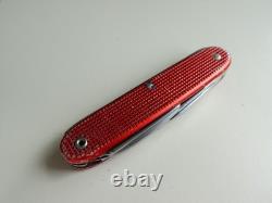 Faulty SAK Red Alox WENGER DELEMONT 1964 Pocketknife Swiss Army Knife 64 VTG